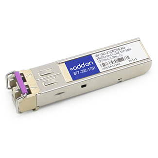 AddOn Networks SFP-GIG-27CWD60-AO network transceiver module Fiber optic 1000 Mbit/s 1270 nm