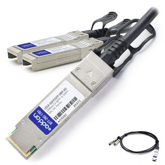 AddOn Networks QSFP+/2xSFP+ 5 m InfiniBand/fibre optic cable QSFP+ 2x SFP+ Black