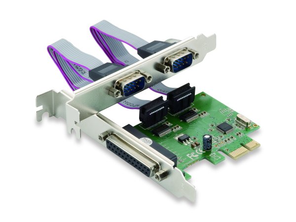 Conceptronic PCI Express Card 1-Port Parallel & 2-Port Serial