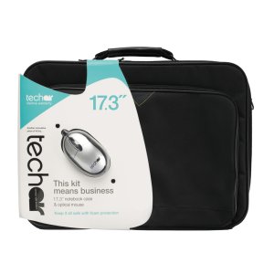 Techair TABUN33Mv4 16-17.3" Classic Laptop Bag and Mouse