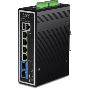 Trendnet TI-BG62I network switch Managed L2+ Gigabit Ethernet (10/100/1000) Power over Ethernet (PoE) Black