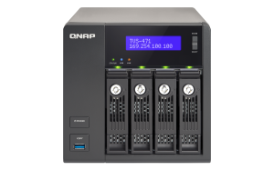 QNAP TVS-471 NAS Tower Intel® Core™ i3 i3-4150 4 GB DDR3 QNAP Turbo System Black