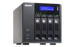 QNAP TVS-471 NAS Tower Intel® Core™ i3 i3-4150 4 GB DDR3 QNAP Turbo System Black