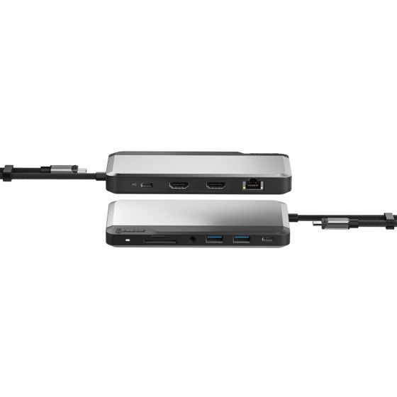 ALOGIC U1CSH-SGR laptop dock/port replicator Wired USB 3.2 Gen 1 (3.1 Gen 1) Type-C Grey