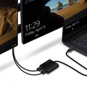 USB-C to Dual DisplayPort Adapter - 4K - 30 Hz