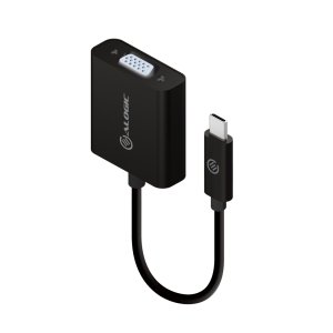 ALOGIC 15cm USB-C to VGA Adapter-Black