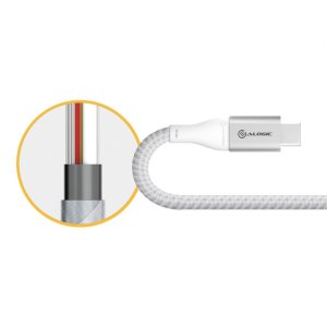 ALOGIC ULCA203-SLV USB cable USB 2.0 3 m USB A USB C Silver