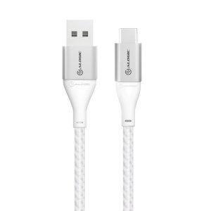 ALOGIC Super Ultra USB 2.0 USB-C to USB-A Cable - 3A/480Mbps - Silver - 1.5m