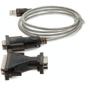 AddOn Networks USB2DB25 serial cable Silver 1.52 m USB Type-A D-sub (DB-25)