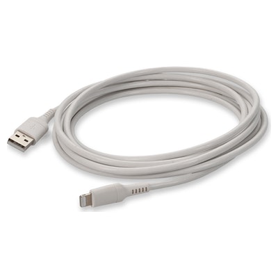 AddOn Networks USB2LGT3MW lightning cable 3 m White