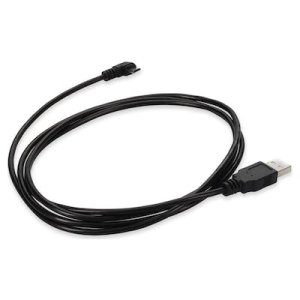 AddOn Networks USB2MICROUSBRT2M USB cable USB 2.0 2 m USB A Micro-USB B Black