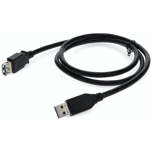 AddOn Networks USB3EXTAA3-AO USB cable USB 3.2 Gen 1 (3.1 Gen 1) 0.91 m USB A Black