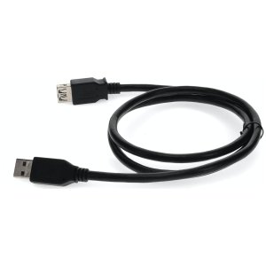 AddOn Networks USB3EXTAA3-AO USB cable USB 3.2 Gen 1 (3.1 Gen 1) 0.91 m USB A Black