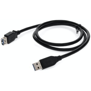 AddOn Networks USB3EXTAA6-AO USB cable USB 3.2 Gen 1 (3.1 Gen 1) 1.83 m USB A Black