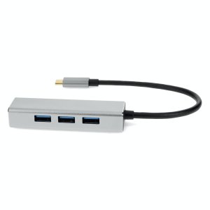 AddOn Networks USBC24USB3AL-AA laptop dock/port replicator USB Type-C Aluminium