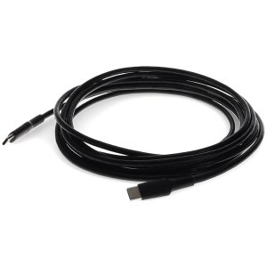 2.0m (6.6ft) USB Type (C) Male to USB Type (C) Male USB 2.0 Sync and Charge Black Cable