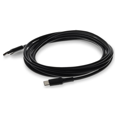 2.0m (6.6ft) USB-C Male to USB 2.0 (A) Male Sync and Charge Black Cable