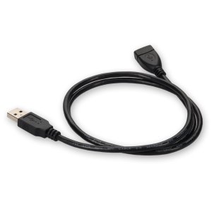 AddOn Networks USBEXTAA5MF USB cable USB 2.0 1.52 m USB A Black