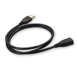 AddOn Networks USBEXTAA5MF USB cable USB 2.0 1.52 m USB A Black