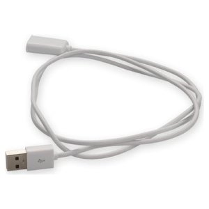 AddOn Networks USBEXTAB1MMFW USB cable USB 2.0 1 m USB A USB B White