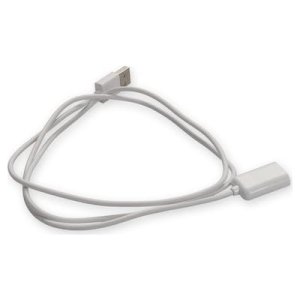 AddOn Networks USBEXTAB1MMFW USB cable USB 2.0 1 m USB A USB B White