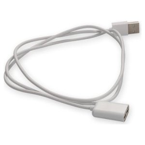 AddOn Networks USBEXTAB3MMFW USB cable USB 2.0 3 m USB A USB B White