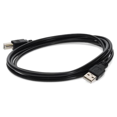 AddOn Networks USBEXTAB9M USB cable USB 2.0 9 m USB A USB B Black