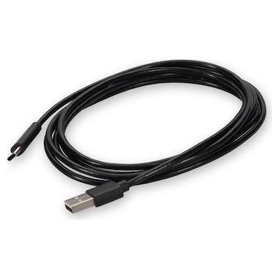 5m, USB 2.0 (A) Male to USB 2.0 (C) Male, Black