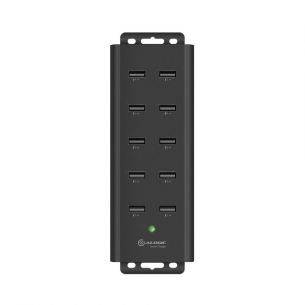 ALOGIC 10 Port USB Charger with Smart Charge - 10 x 2.4A Outputs (100W) - Prime Series