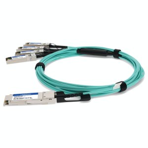 AddOn Networks X4AOCBL3-AO InfiniBand/fibre optic cable 3 m QSFP+ 4x SFP+ AOC Aqua colour