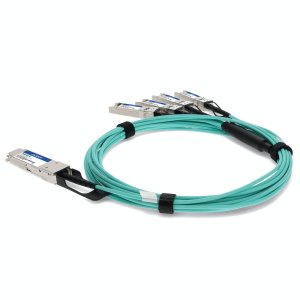 AddOn Networks X4AOCBL3-AO InfiniBand/fibre optic cable 3 m QSFP+ 4x SFP+ AOC Aqua colour