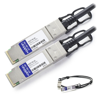 AddOn Networks 0.5 QSFP+ - QSFP+ InfiniBand/fibre optic cable 0.5 m QSFP+ Black