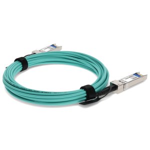 Intel XXVAOCBL4M Compatible TAA Compliant 25GBase-AOC SFP28 to SFP28 Active Optical Cable (850nm, MMF, 4m)