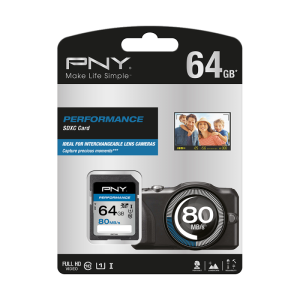 PNY Performance 64 GB SDXC UHS-I Class 10