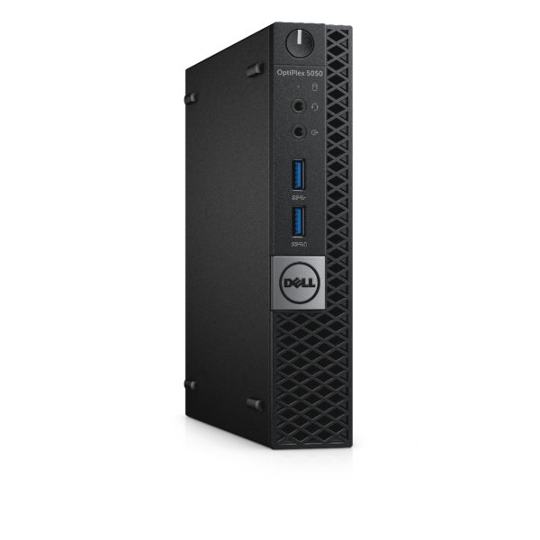 DELL OptiPlex 5050 Intel® Core™ i5 i5-7500T 8 GB DDR4-SDRAM 128 GB SSD Windows 10 Pro Mini PC Black