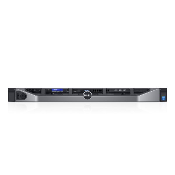 PowerEdge R230 - 4x3.5", Intel Xeon E3-1230 v5 (8M Cache, 3.40 GHz), 8GB DDR4 RAM, 2 x 1TB SATA HDD, DVD+/-RW, Gigabit Ethernet, 1U, PERC H330, iDRAC8 Express