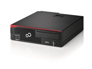 Fujitsu ESPRIMO D556 Intel® Core™ i3 i3-6100 4 GB DDR4-SDRAM 500 GB HDD Windows 7 Professional SFF PC Black, Red