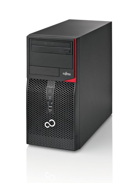 Fujitsu ESPRIMO P556 Intel® Core™ i3 i3-6100 4 GB DDR4-SDRAM 500 GB HDD Windows 7 Professional Micro Tower PC Black, Red