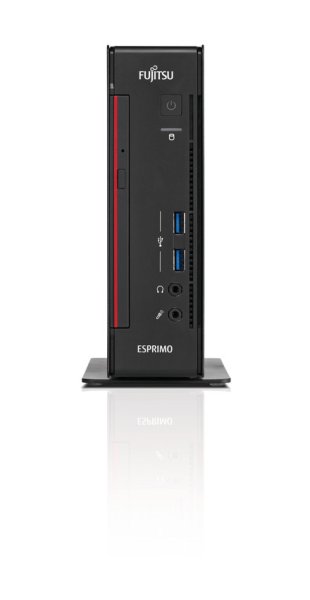 Fujitsu ESPRIMO Q556/2 Intel® Core™ i3 i3-7100T 8 GB DDR4-SDRAM 256 GB SSD Windows 10 Pro Mini PC Black, Red